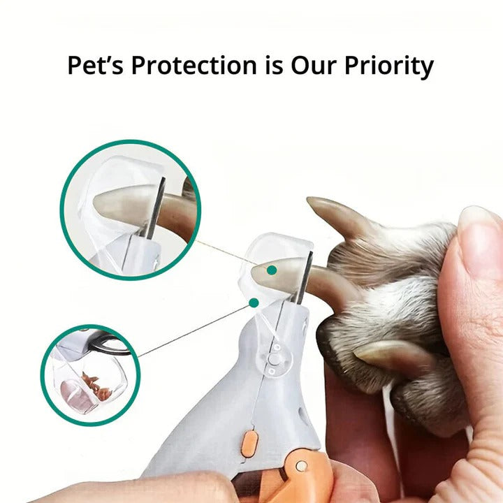 Dog Nail Clipper with Safety Guide and Sensor