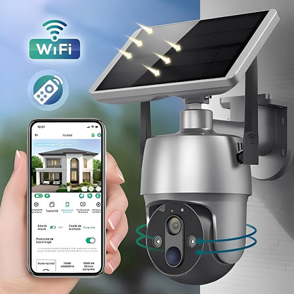 Outdoor Surveillance Camera Solar Powered and Wireless