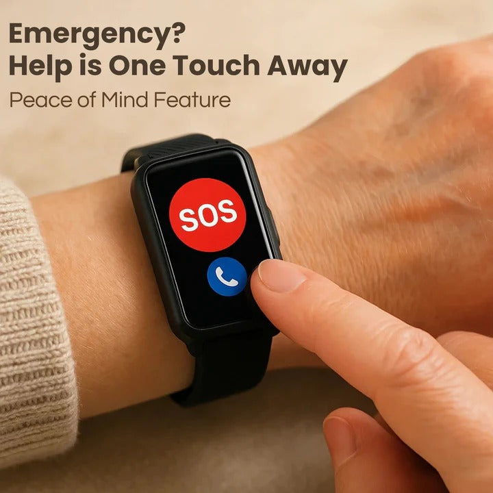Smartwatch with Fall Detection for Seniors and Safety Monitoring