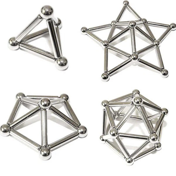 Building Set Magnetic Sticks and Balls for Kids and Construction