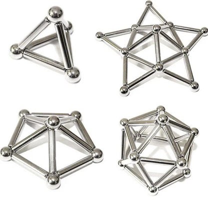 Building Set Magnetic Sticks and Balls for Kids and Construction