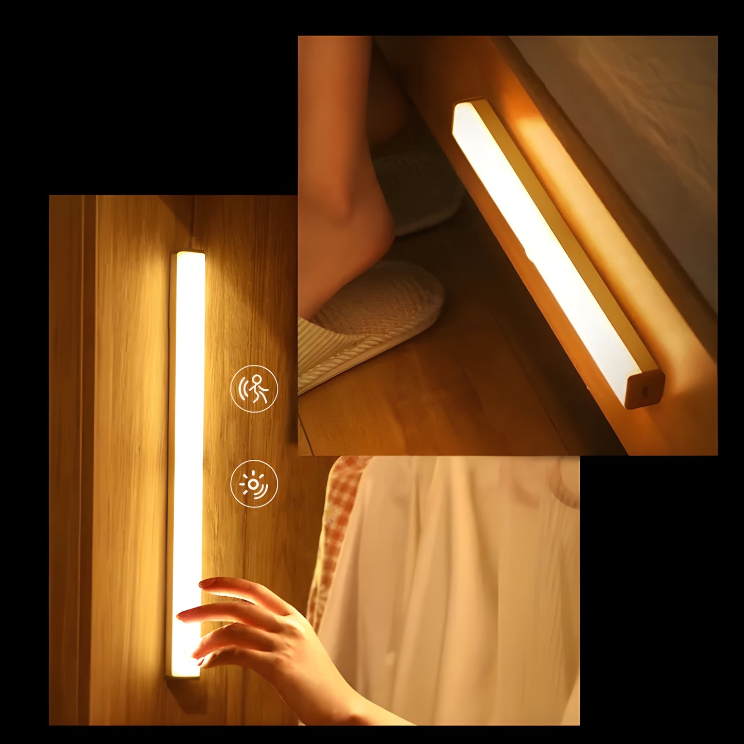 Indoor LED Light Wireless with Motion Sensor for Guidance Lighting