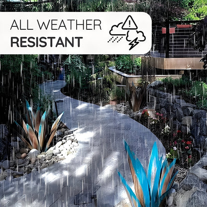 Decorative Metal Plant Agave Americana for Yard and Outdoor Space