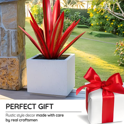 Decorative Metal Plant Agave Americana for Yard and Outdoor Space