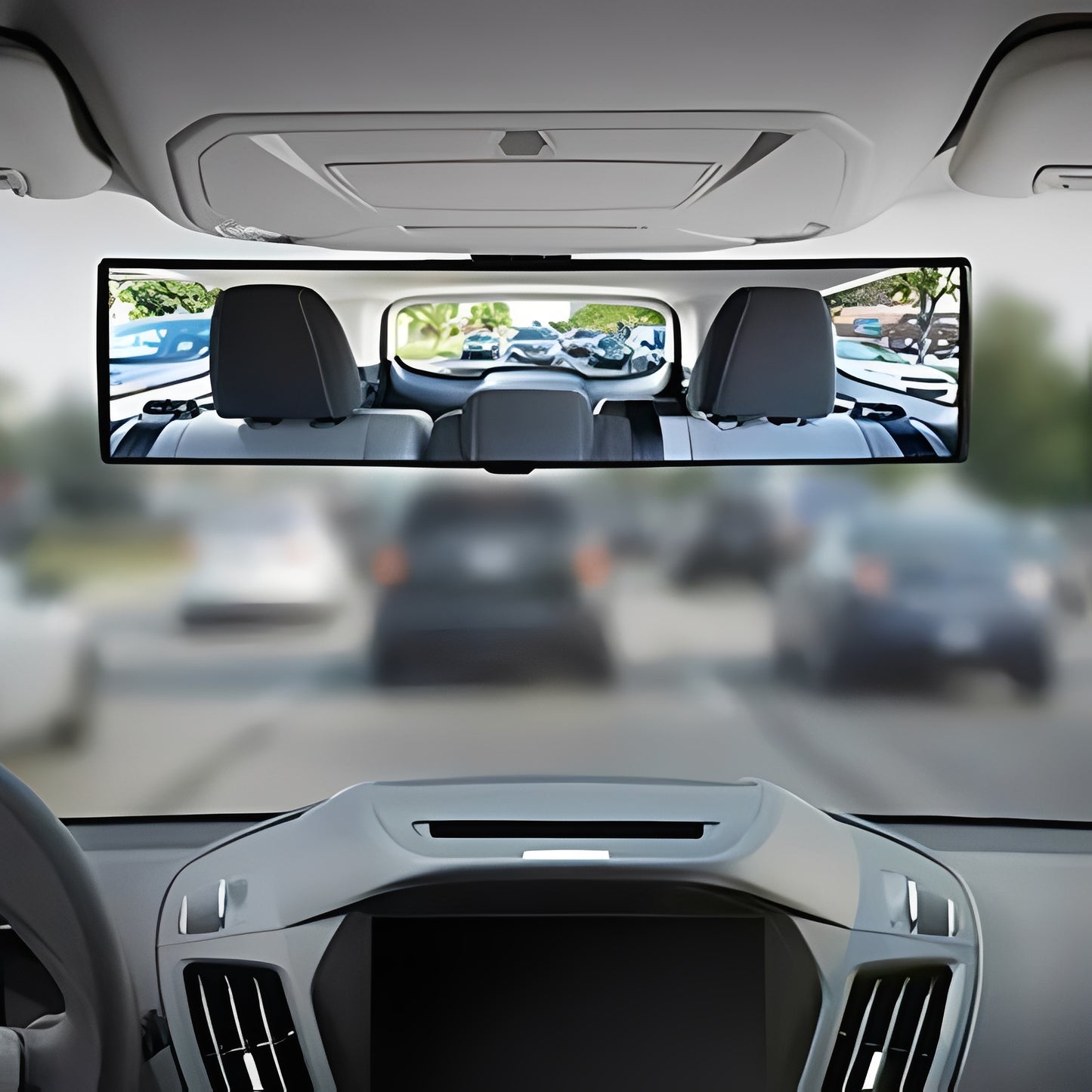 Clip On Rear View Mirror for Wide Field of View