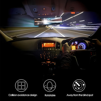 Clip On Rear View Mirror for Wide Field of View