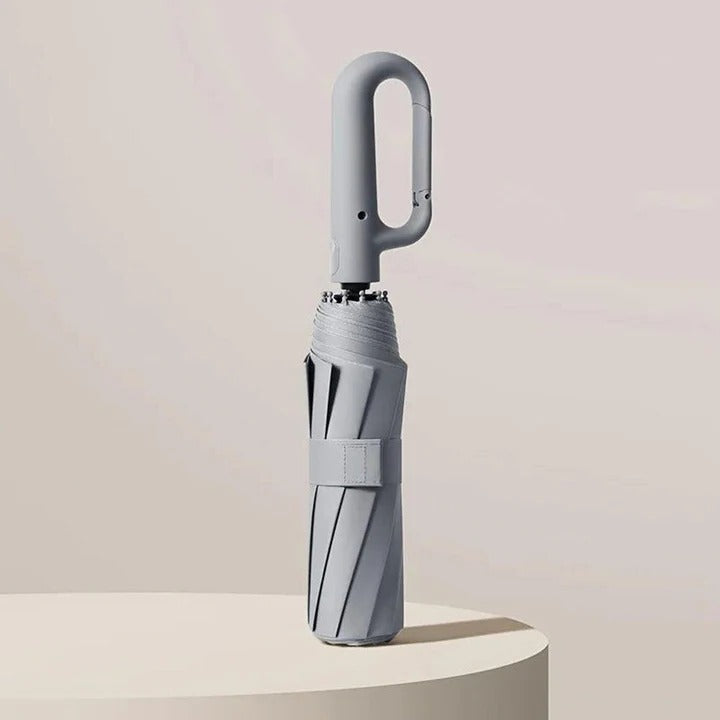 Compact Folding Umbrella Reinforced for Travel and Durability