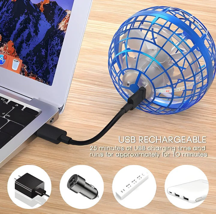 Cosmic Globe Flying Orb Fidget Spinner Toy