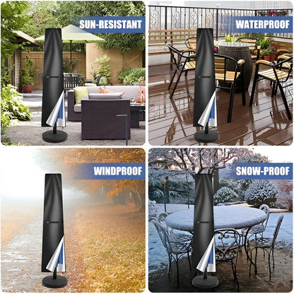 Outdoor Parasol Cover Waterproof for Sun and Rain Protection