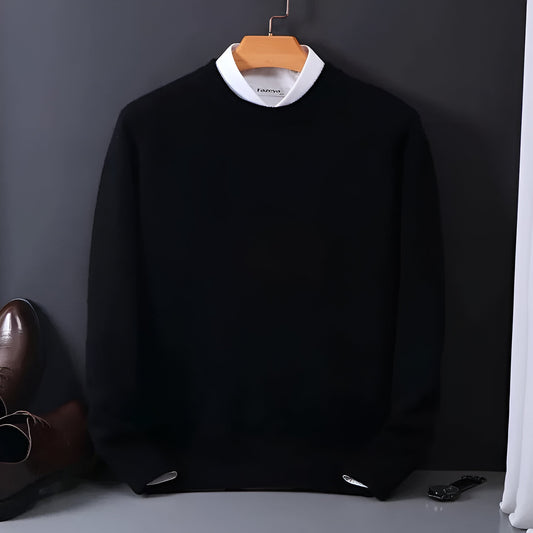 Men's Knit Sweater Cashmere Blend for Daily Wear