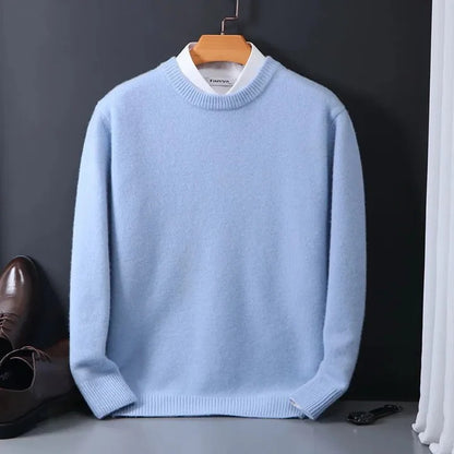 Men's Knit Sweater Cashmere Blend for Daily Wear