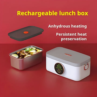 Electric Heated Lunch Box Wireless for Food Warming