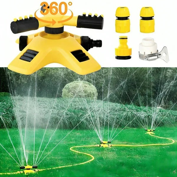 360 Rotating Sprinkler for Garden Irrigation and Lawn Use