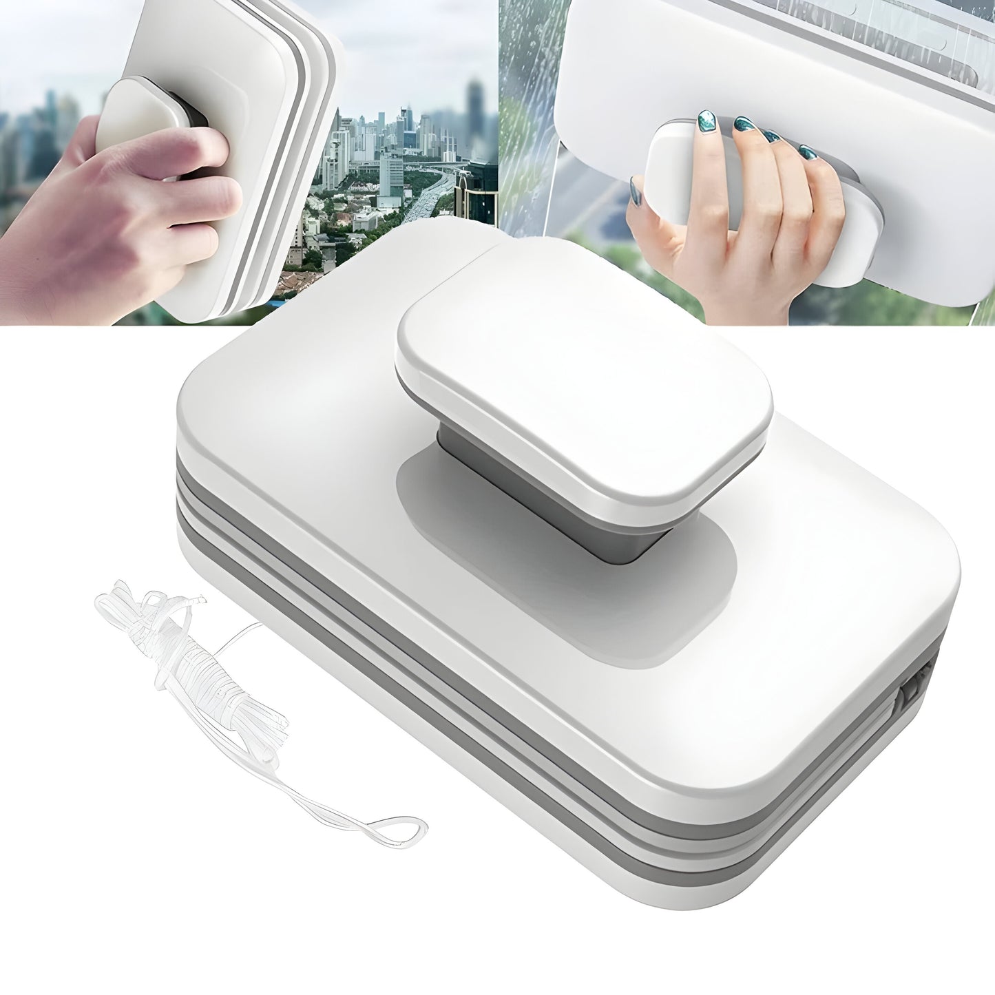 Magnetic Glass Cleaner for Windows and Sliding Doors