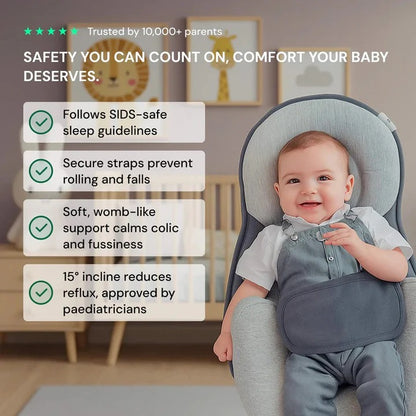 Inclined Pillow Bed for Infants Reflux and Elevation