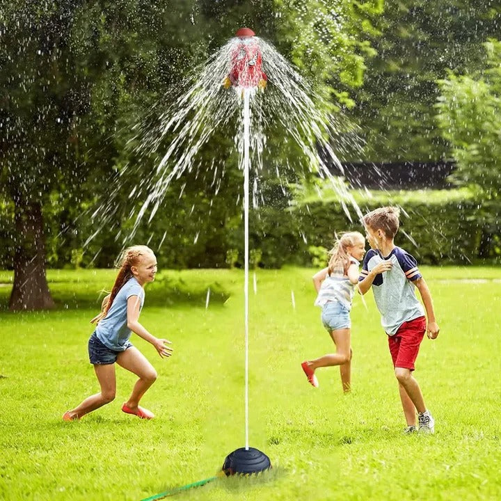 Water Powered Rocket Toy for Kids and Backyard Play
