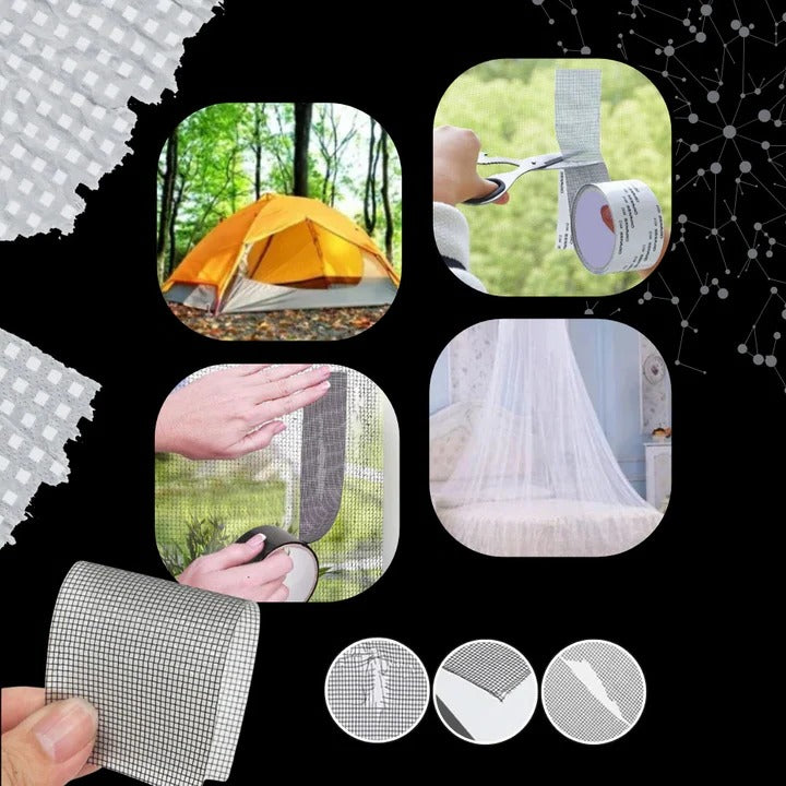 Screen Repair Tape for Window and Door Mesh Durable