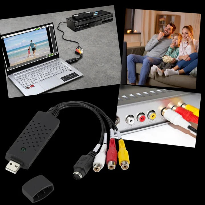 Video Capture Adapter USB 2.0 for PC and Digital Files