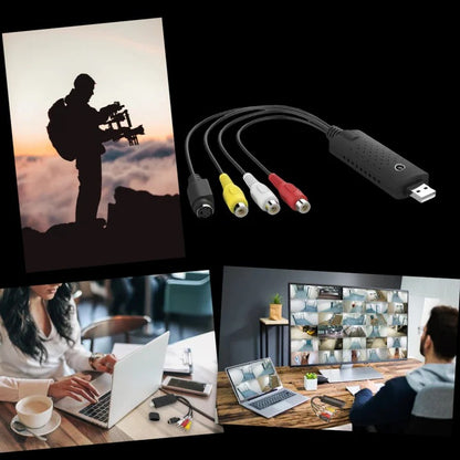 Video Capture Adapter USB 2.0 for PC and Digital Files