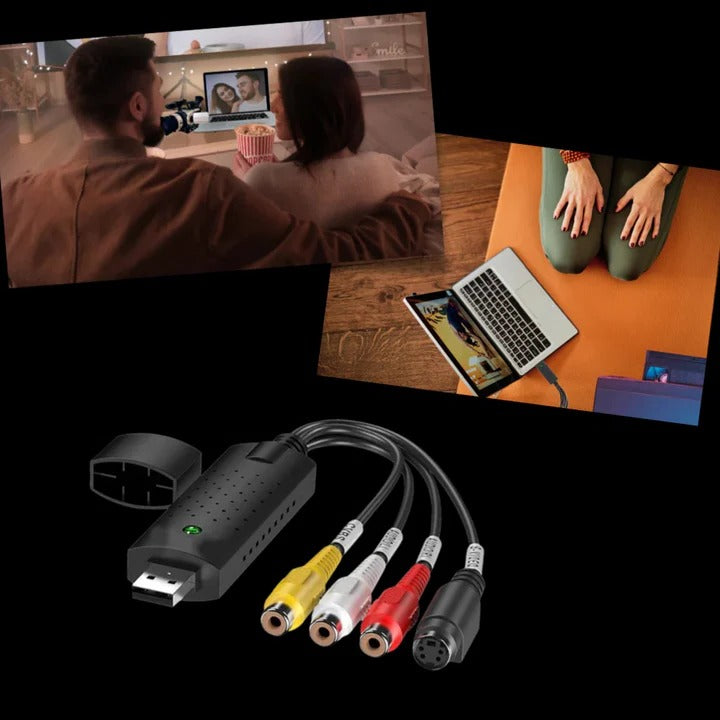 Video Capture Adapter USB 2.0 for PC and Digital Files