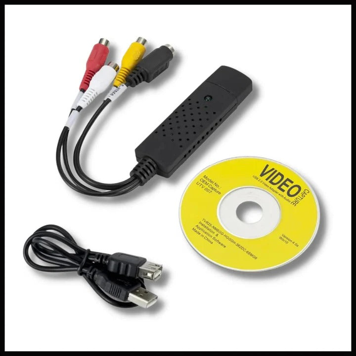 Video Capture Adapter USB 2.0 for PC and Digital Files