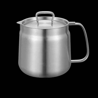 2 in 1 Deep Fryer Pot with Strainer for Home Cooking