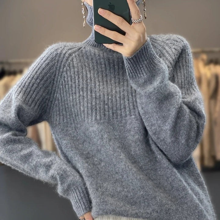 Cashmere Turtleneck Sweater for Women Soft and Luxurious