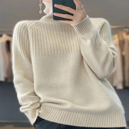 Cashmere Turtleneck Sweater for Women Soft and Luxurious