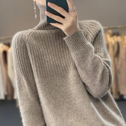 Cashmere Turtleneck Sweater for Women Soft and Luxurious