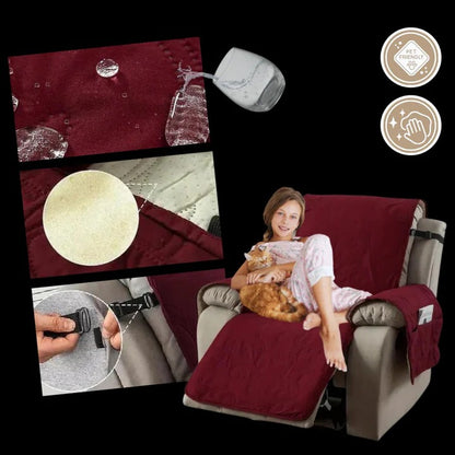 Recliner Slipcover Waterproof for Single Seat Furniture