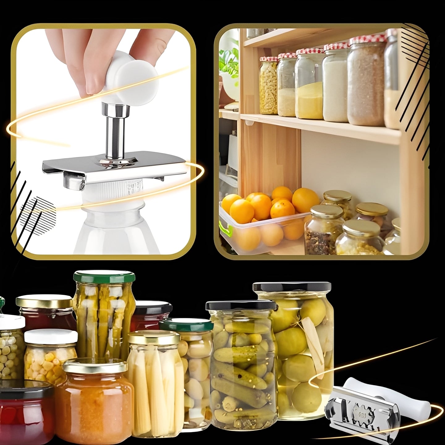 Jar and Bottle Opener Tool for Seniors