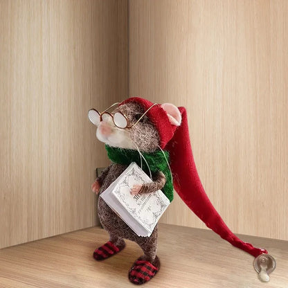 Cute Needle Felted Mouse DIY Kit for Crafting and Gifting