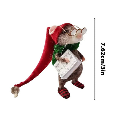 Cute Needle Felted Mouse DIY Kit for Crafting and Gifting