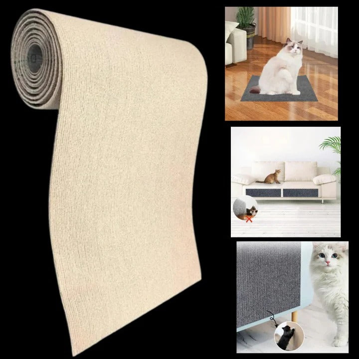 Adhesive Cat Scratch Pad Wall Mounted for Cats and Kittens
