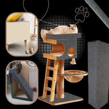 Adhesive Cat Scratch Pad Wall Mounted for Cats and Kittens