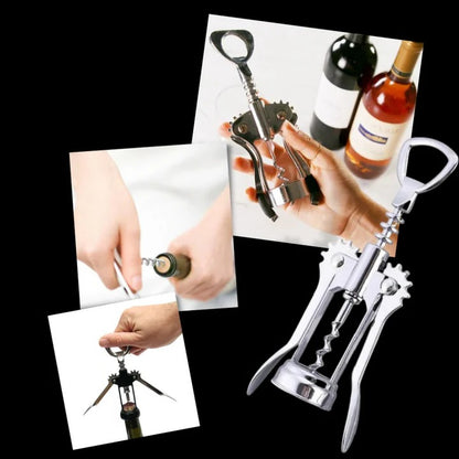 Multi Purpose Wine Bottle Opener for Easy Opening