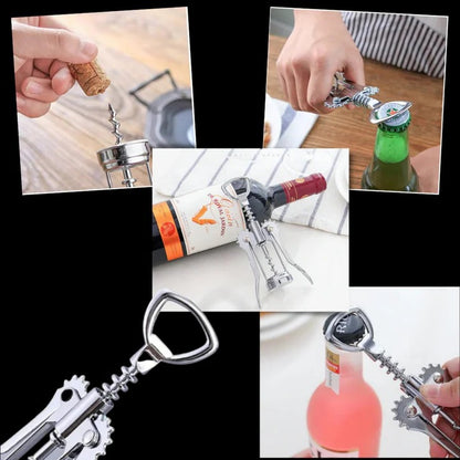 Multi Purpose Wine Bottle Opener for Easy Opening