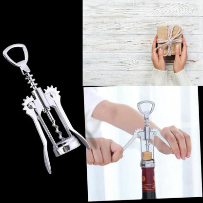 Multi Purpose Wine Bottle Opener for Easy Opening