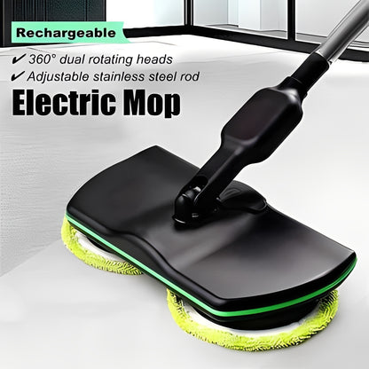 Electric Spin Mop Cordless for Hardwood and Tile Floors