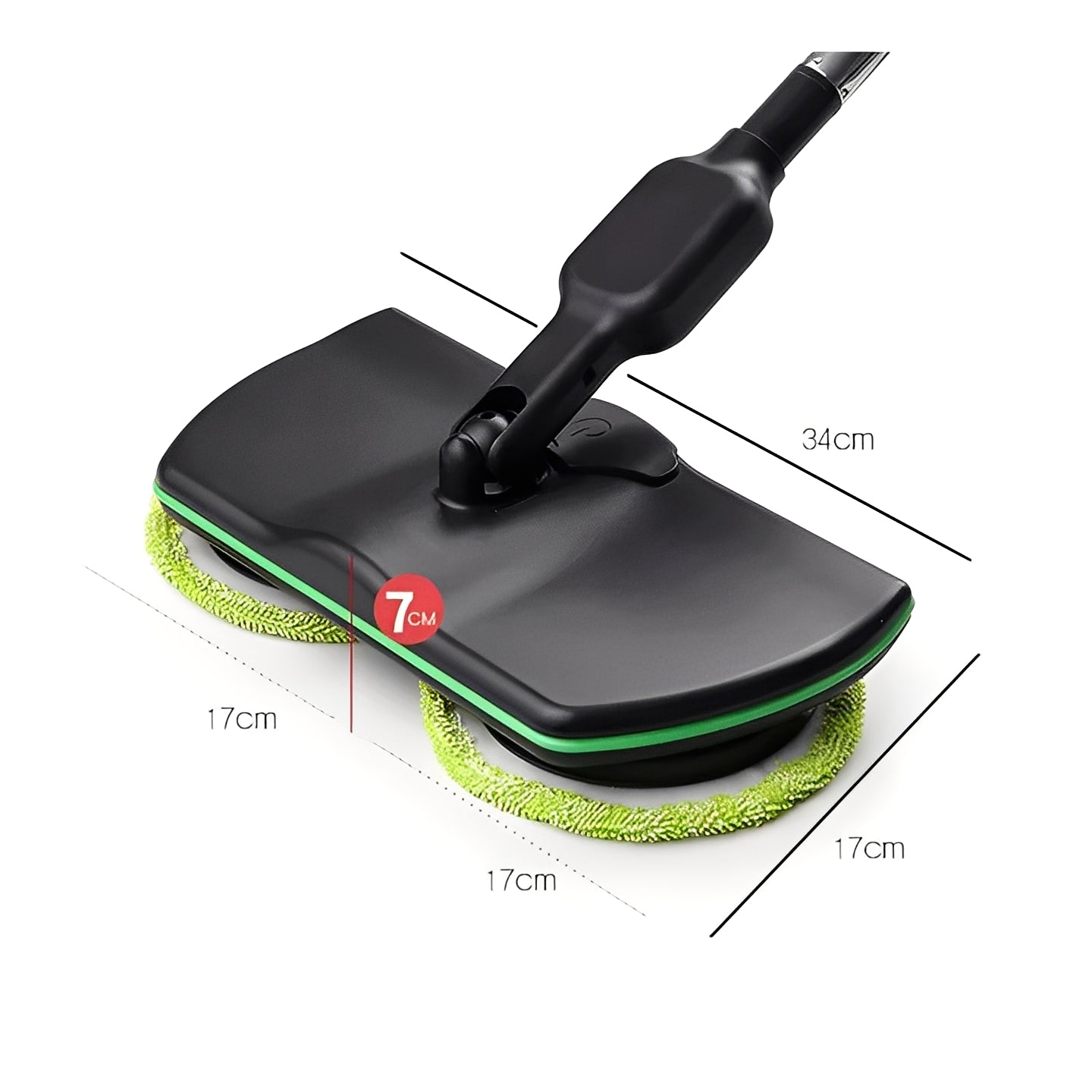 Electric Spin Mop Cordless for Hardwood and Tile Floors