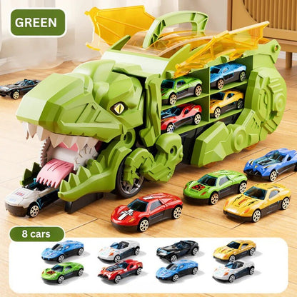 Dinosaur Car Carrier Truck Toy for Vehicle Storage