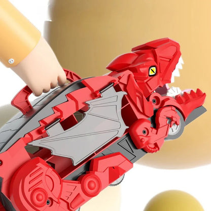 Dinosaur Car Carrier Truck Toy for Vehicle Storage