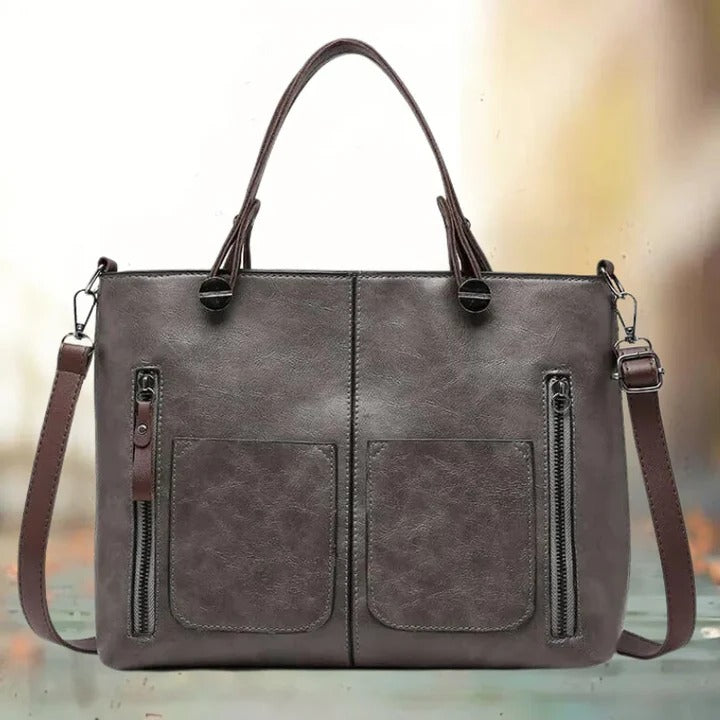 Leather Handbag for Women Crossbody or Tote