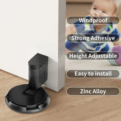 Door Stopper Adjustable for Floor or Wall Mounting