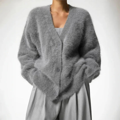 Women's Round Neck Sweater Cashmere Knitwear for Winter