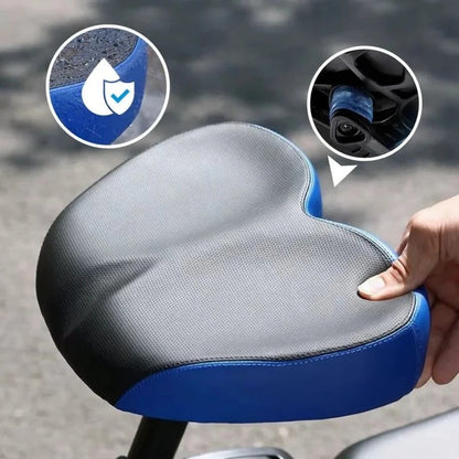Wide Bicycle Saddle for Road and Mountain Bikes