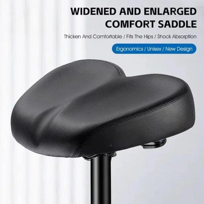 Wide Bicycle Saddle for Road and Mountain Bikes
