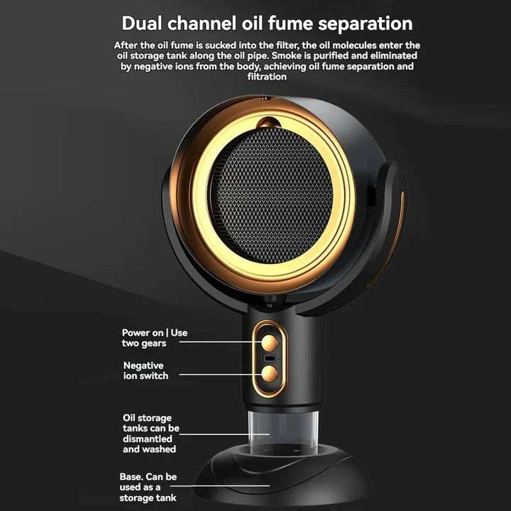 Air Purifier Fan for Smoke Allergies and Odor Removal