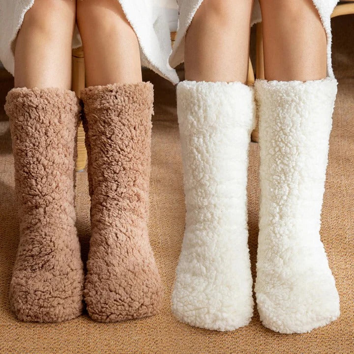 Thick Cashmere Thermal Socks for Winter Outdoor Use