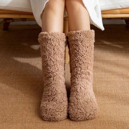 Thick Cashmere Thermal Socks for Winter Outdoor Use